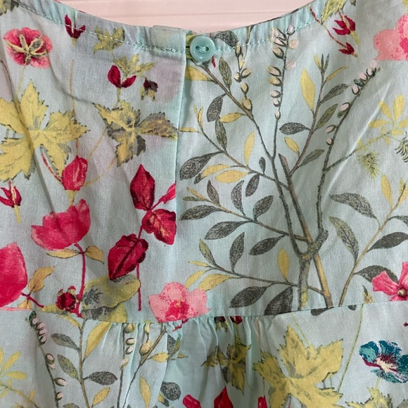 Girls Floral Print Blouse - Picture 9 of 10